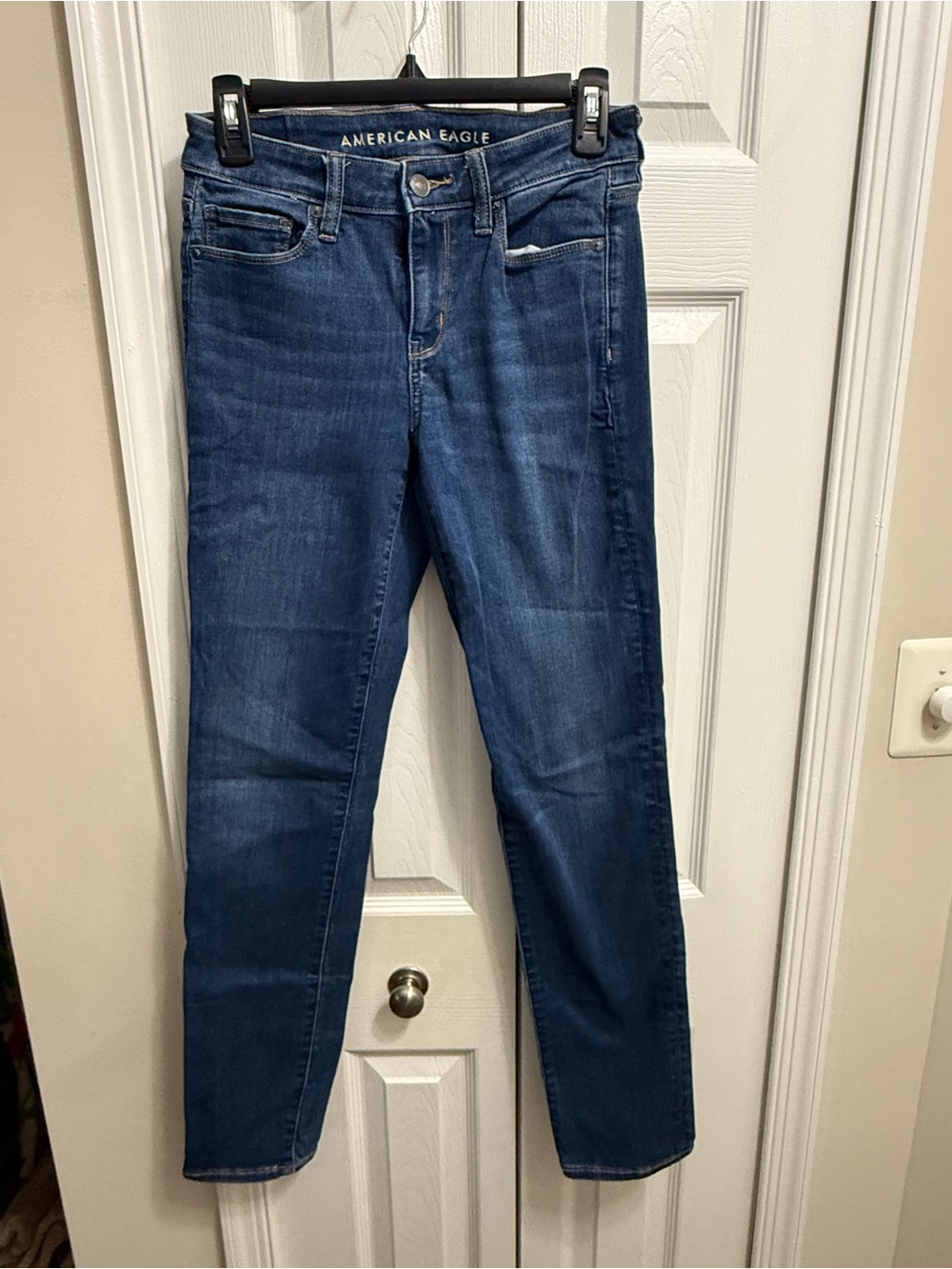 American Eagle Outfitters Blue Skinny Jeans - Dark Wash
